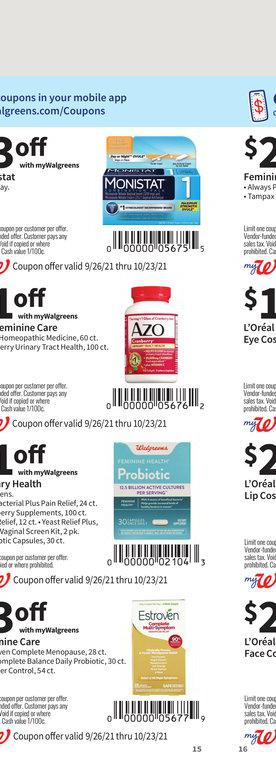 26.09.2021 Walgreens ad 15. page