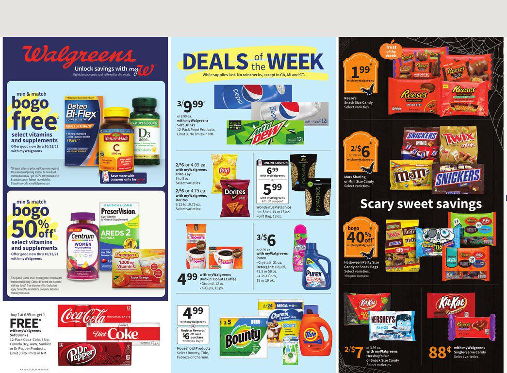 10.10.2021 Walgreens ad 1. page