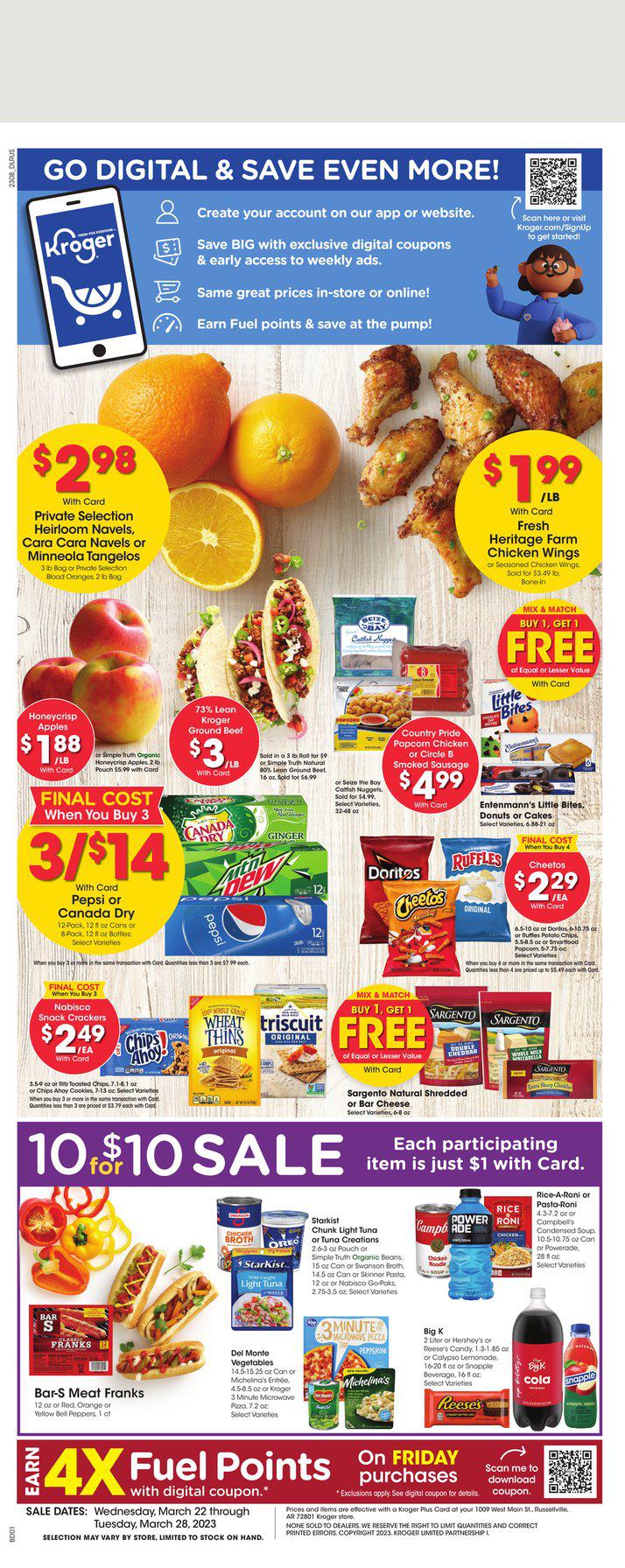 22.03.2023 Kroger ad 1. page