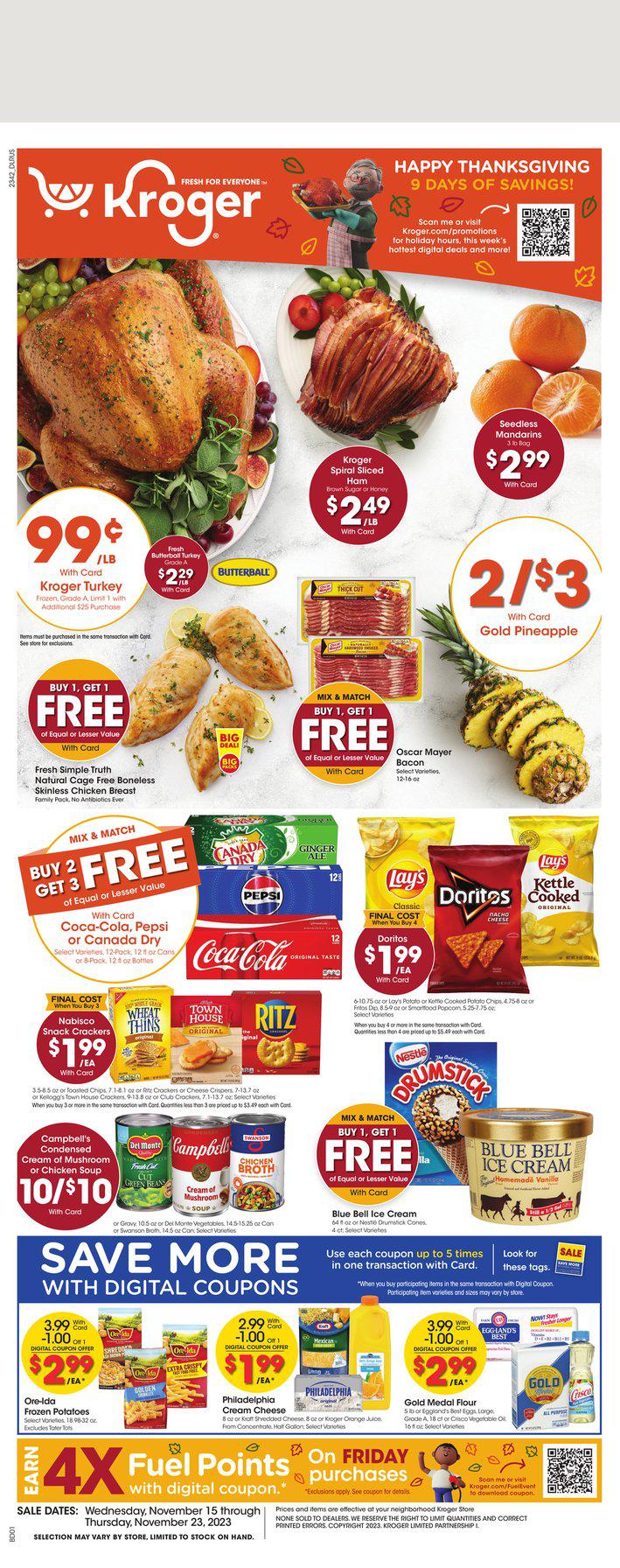 15.11.2023 Kroger ad 1. page