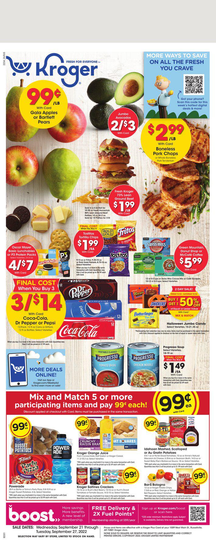 21.09.2022 Kroger ad 1. page