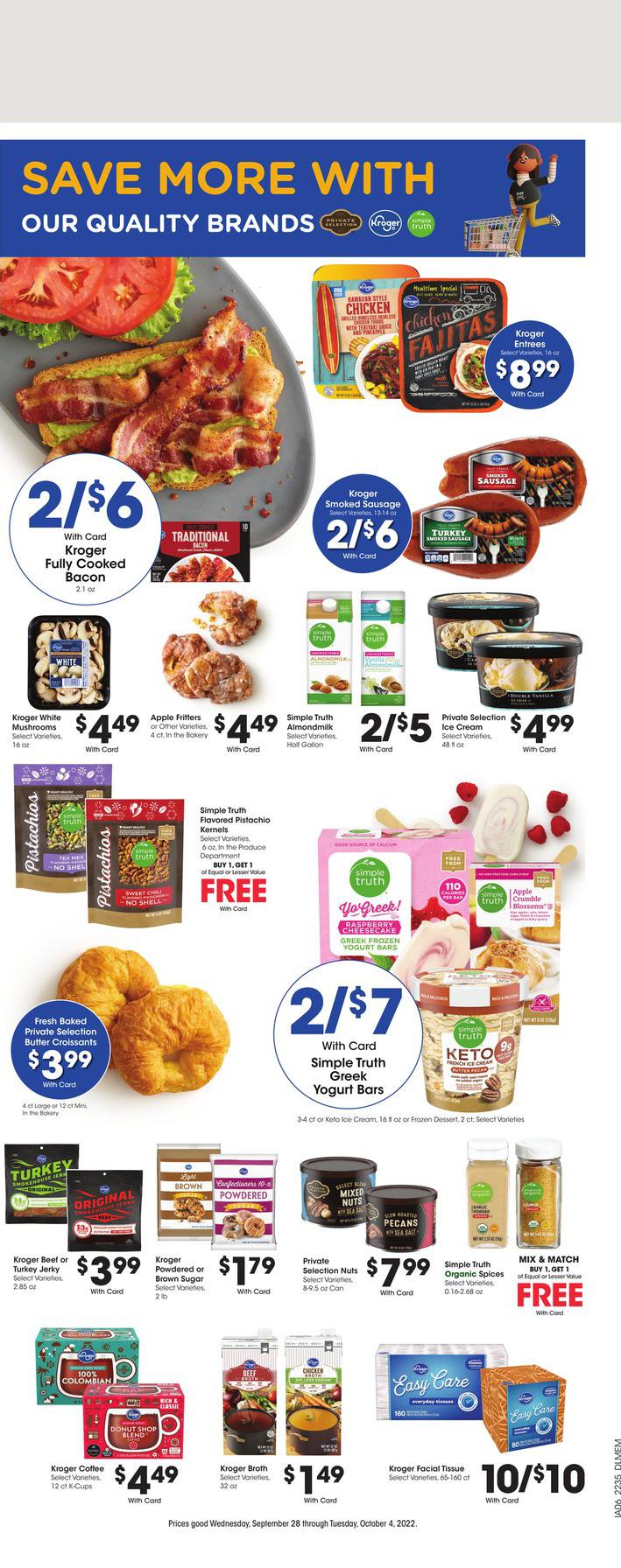 28.09.2022 Kroger ad 12. page