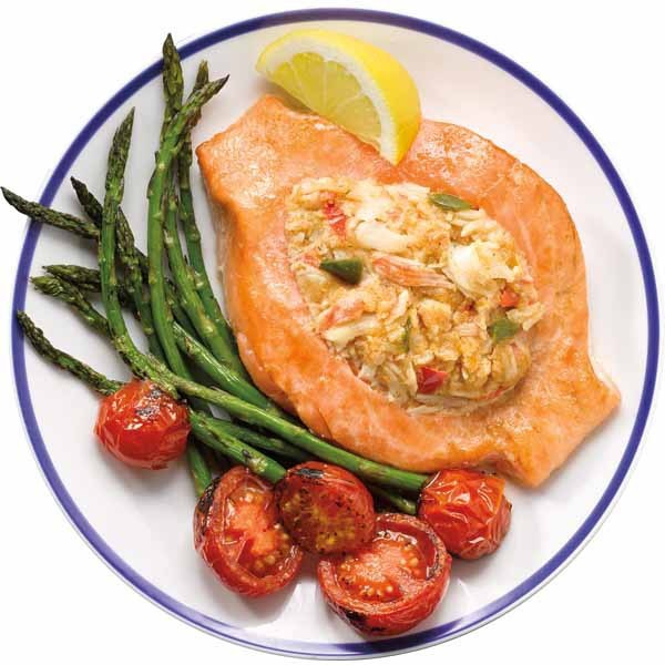 Aldi FRESH Stuffed Atlantic Salmon