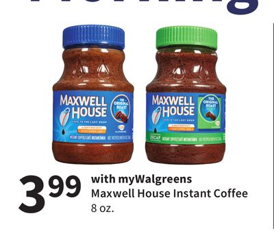 Walgreens Maxwell House Instant Coffee