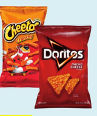 doritos cheetos smartfood fritos