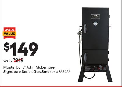 Lowes Masterbuilt® John McLemore Signature Series Gas Smoker