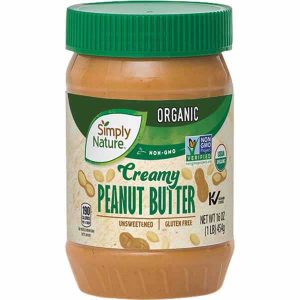 Aldi Simply Nature Organic Creamy Peanut Butter