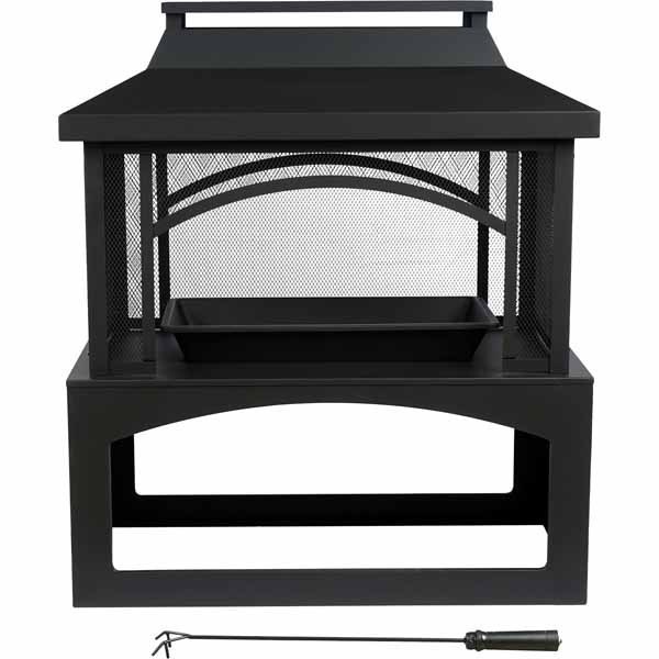 Aldi Belavi Large Fire Pit with Wood Storage