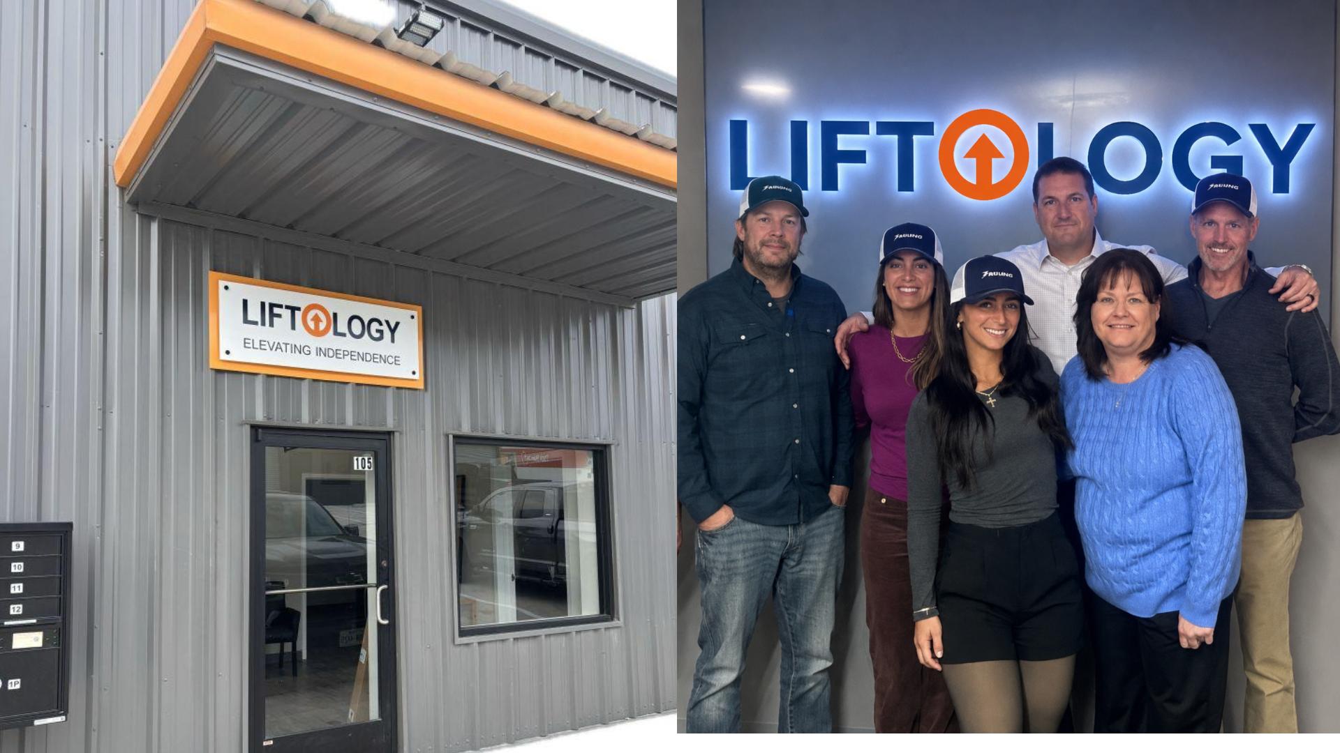 A look inside and outside a Liftology facilityg