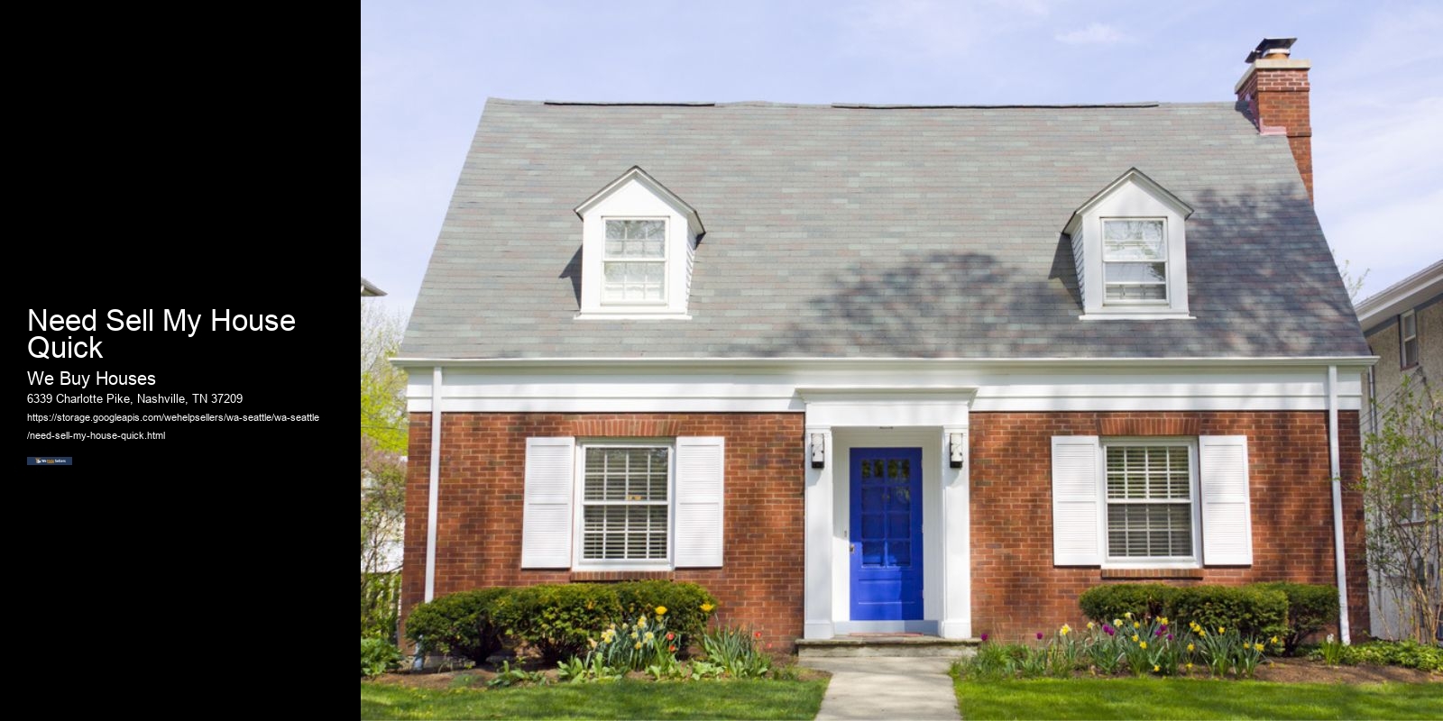 Need Sell My House Quick