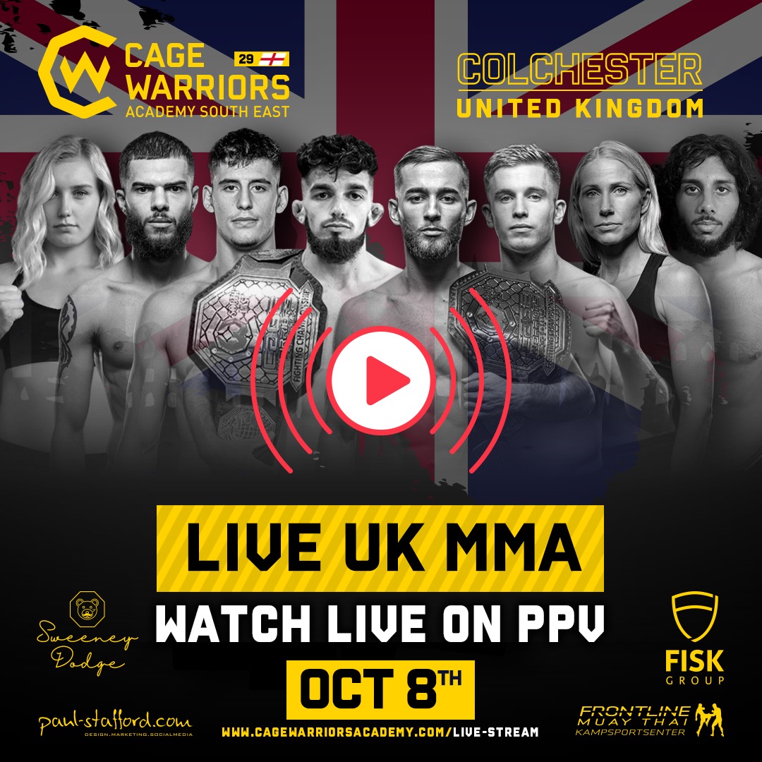 cage warriors stream live