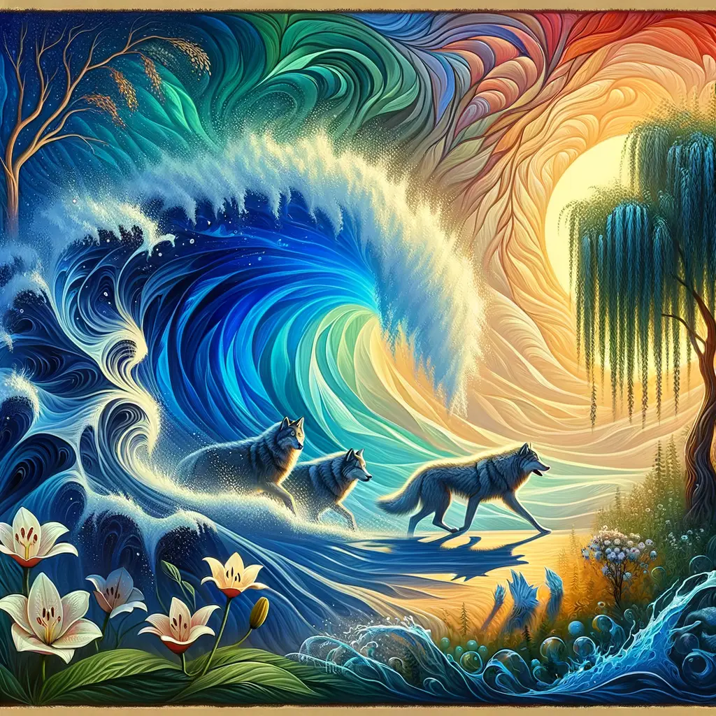 Whispers of the Azure Forest: Echoes of Hope and Growth