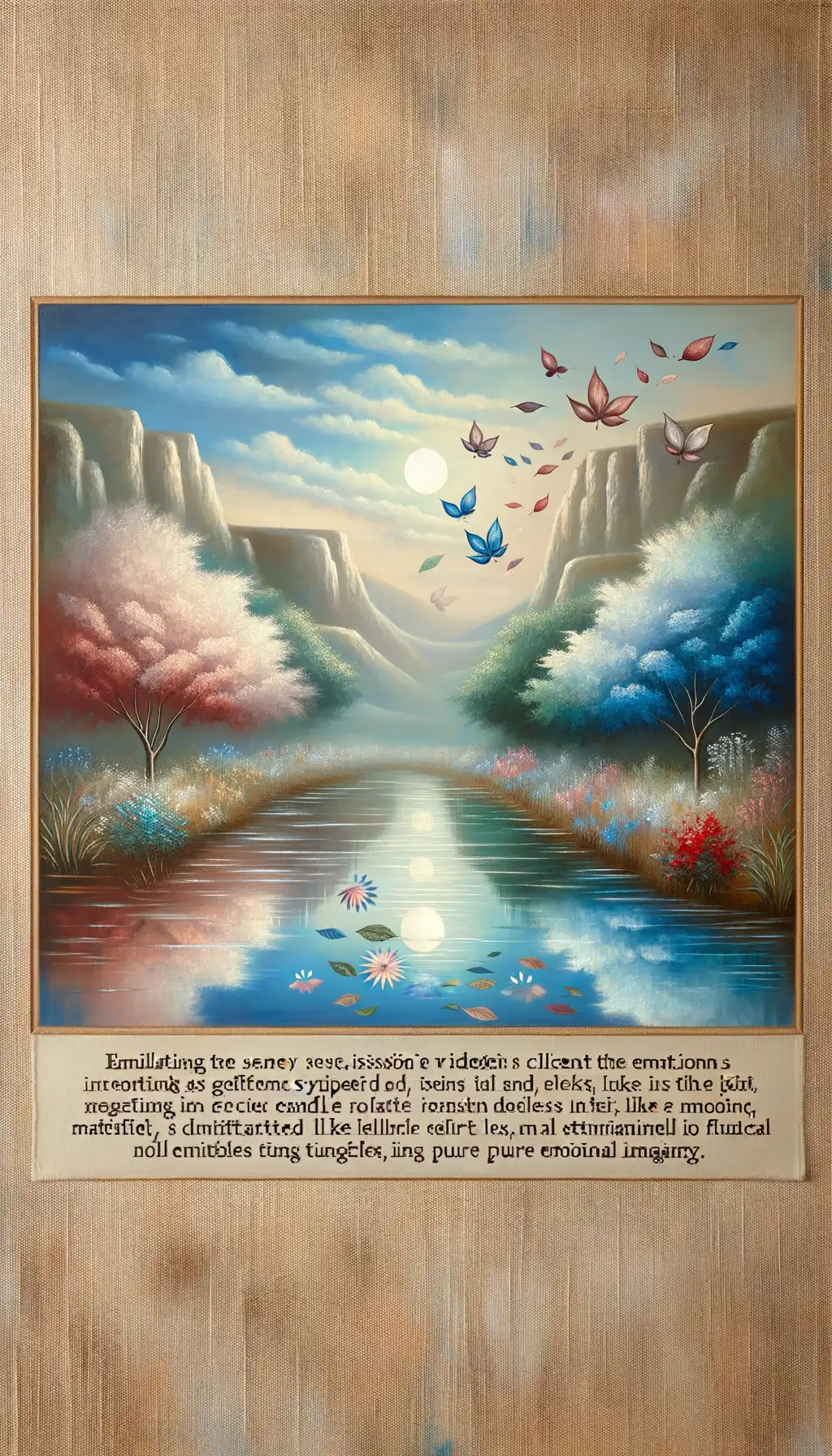 Whispers of the Heart: A Gentle Embrace by Tranquil Waters
