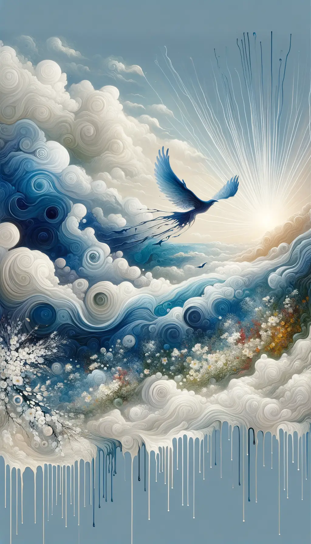 Embrace of Clarity: A Phoenix's Flight Through Therapy's Garden
