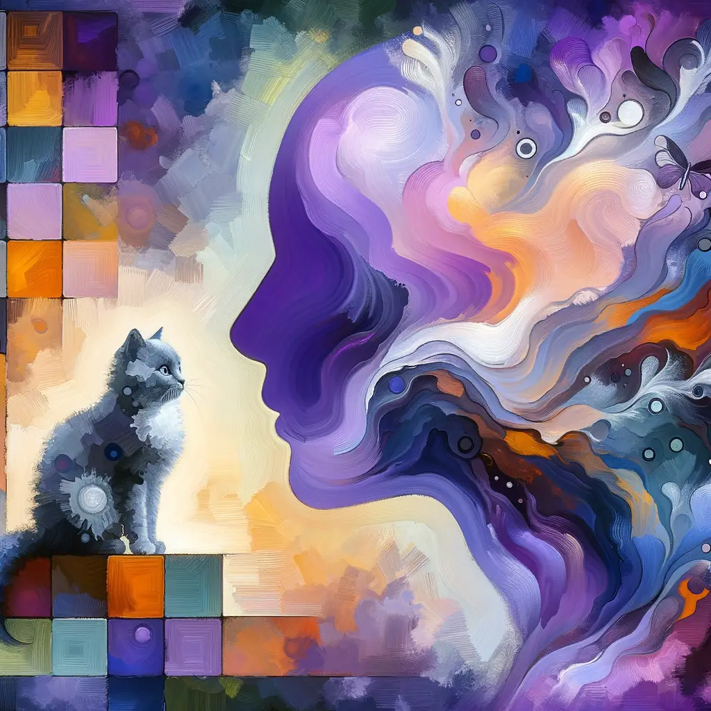 Whispers of Lavender: An Abstract Journey Through Therapeutic Struggles