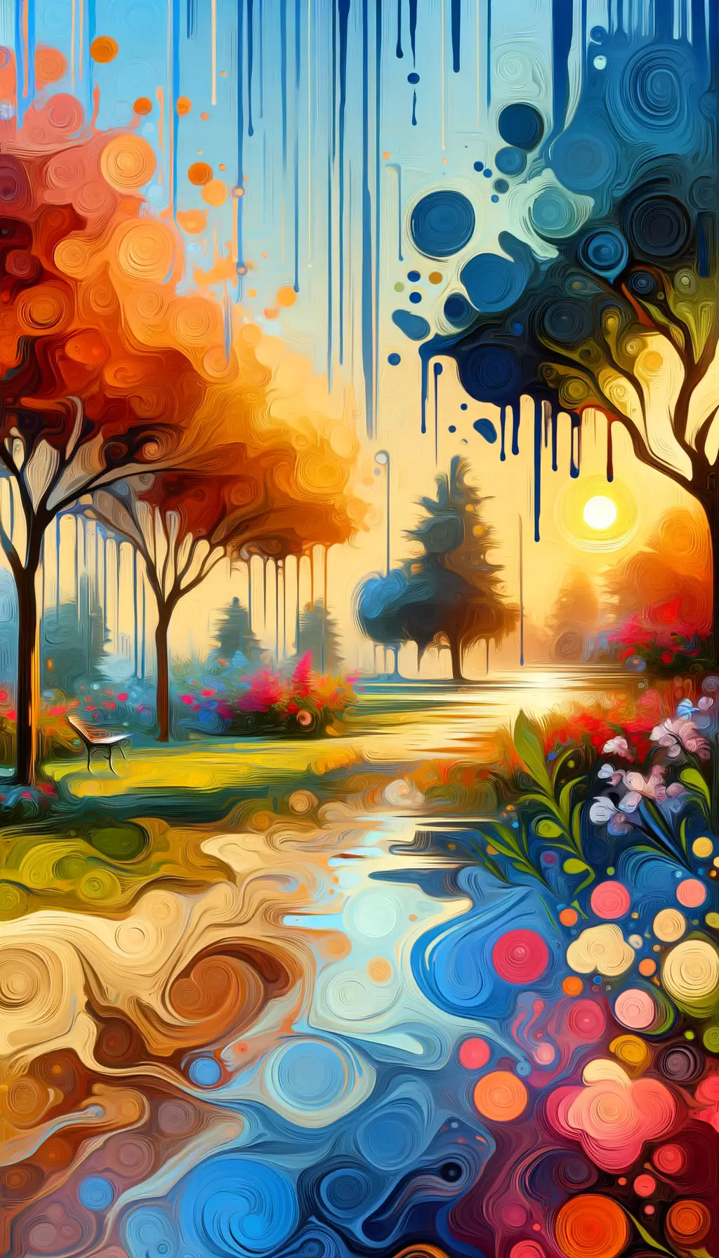 Whispers of Growth: A Sunset Symphony in the Garden