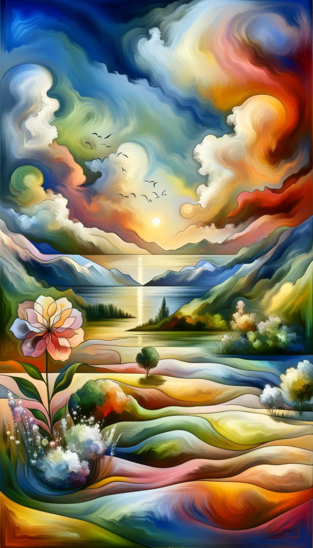 Unfolding Petals: Tranquil Echoes