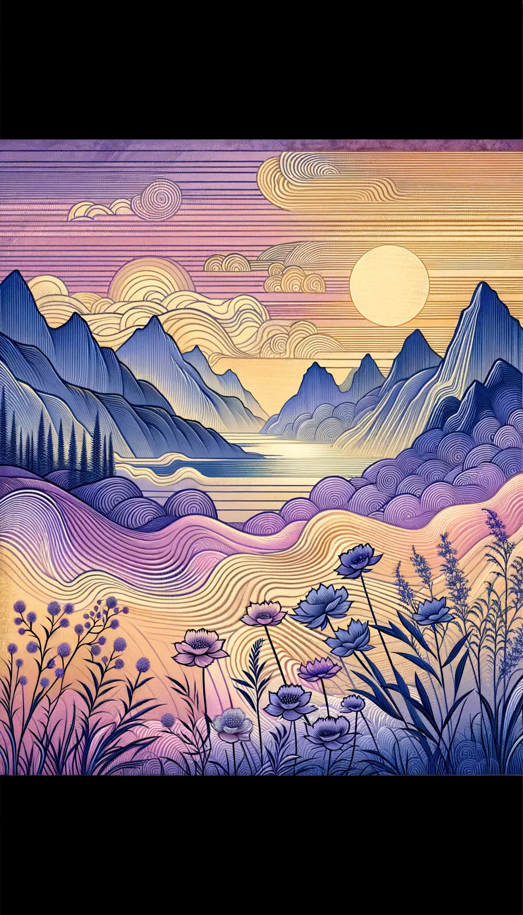 Whispers of the Sunset: A Therapy Session's Gentle Embrace