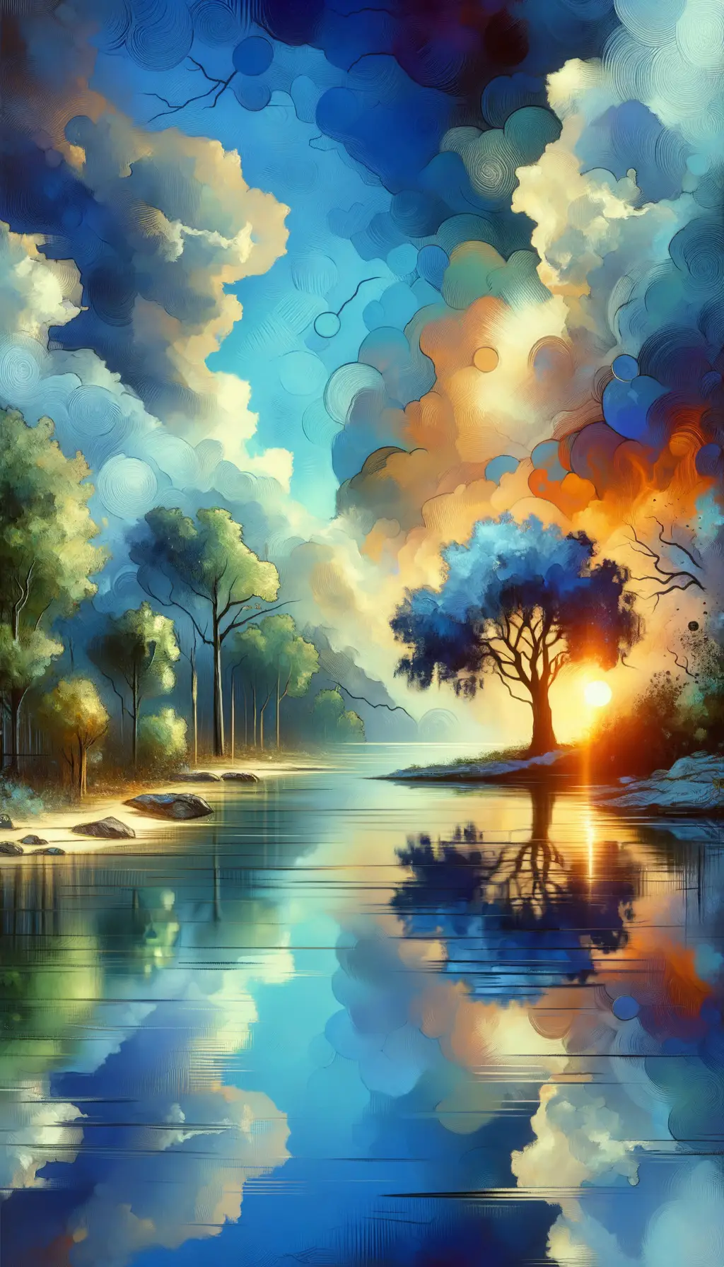 Whispers of Resilience: Embracing Serenity at the Oak Lake