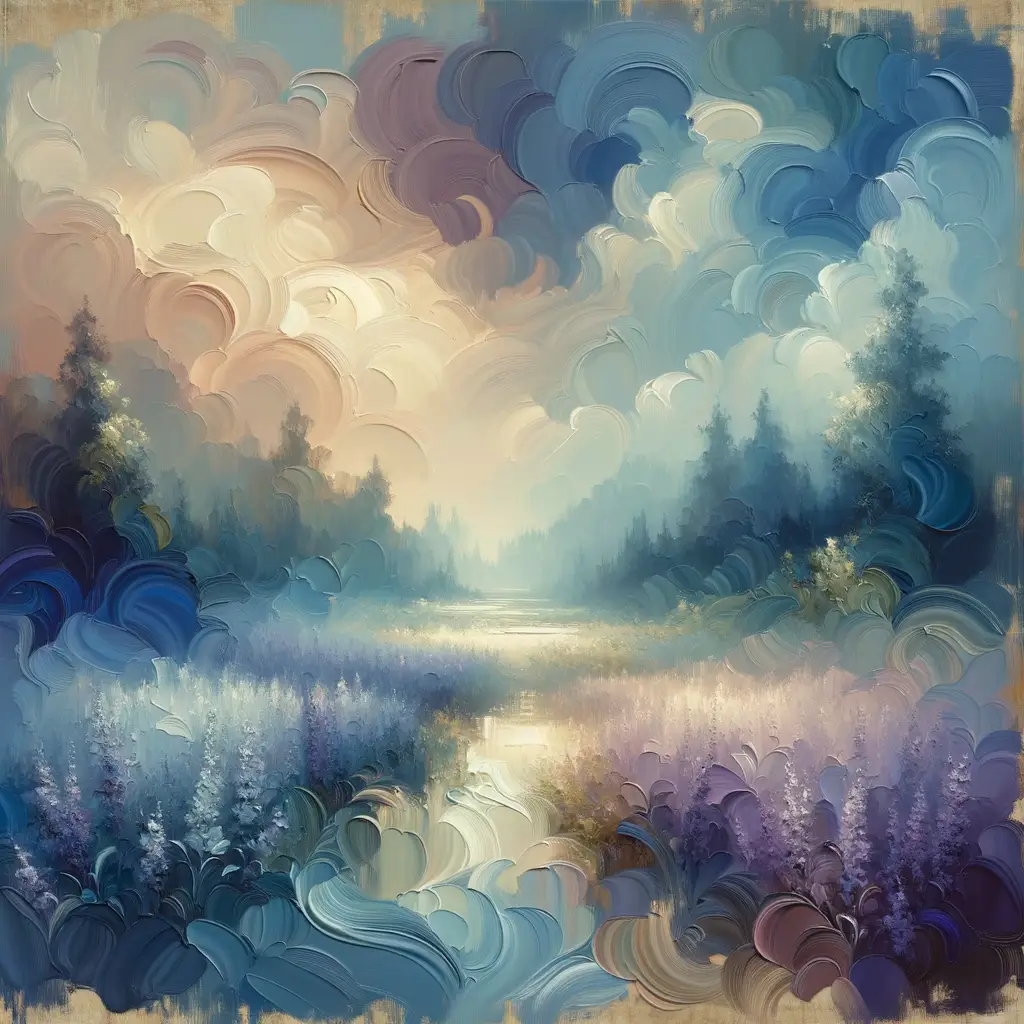 Whispers in Tranquil Blue: A Therapeutic Journey