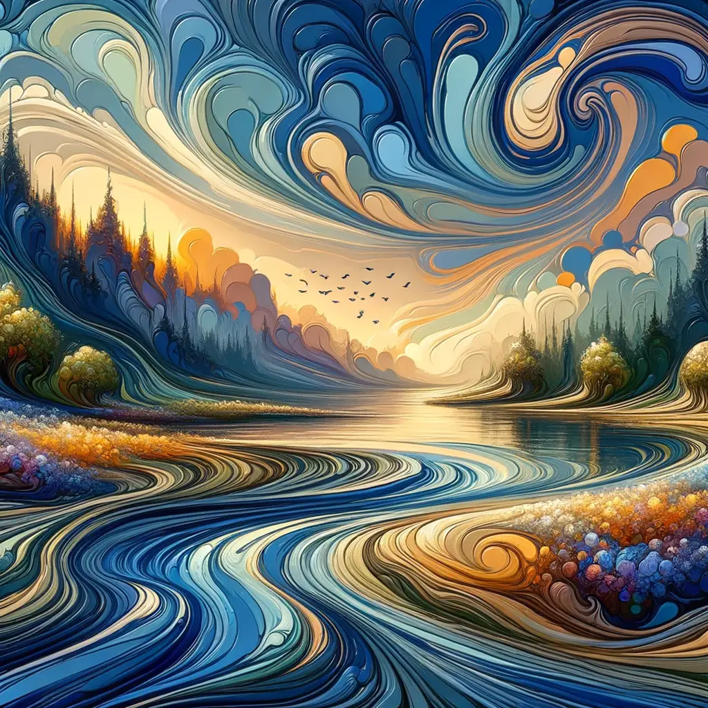 Rivers of Serenity: Whispers of Emotions