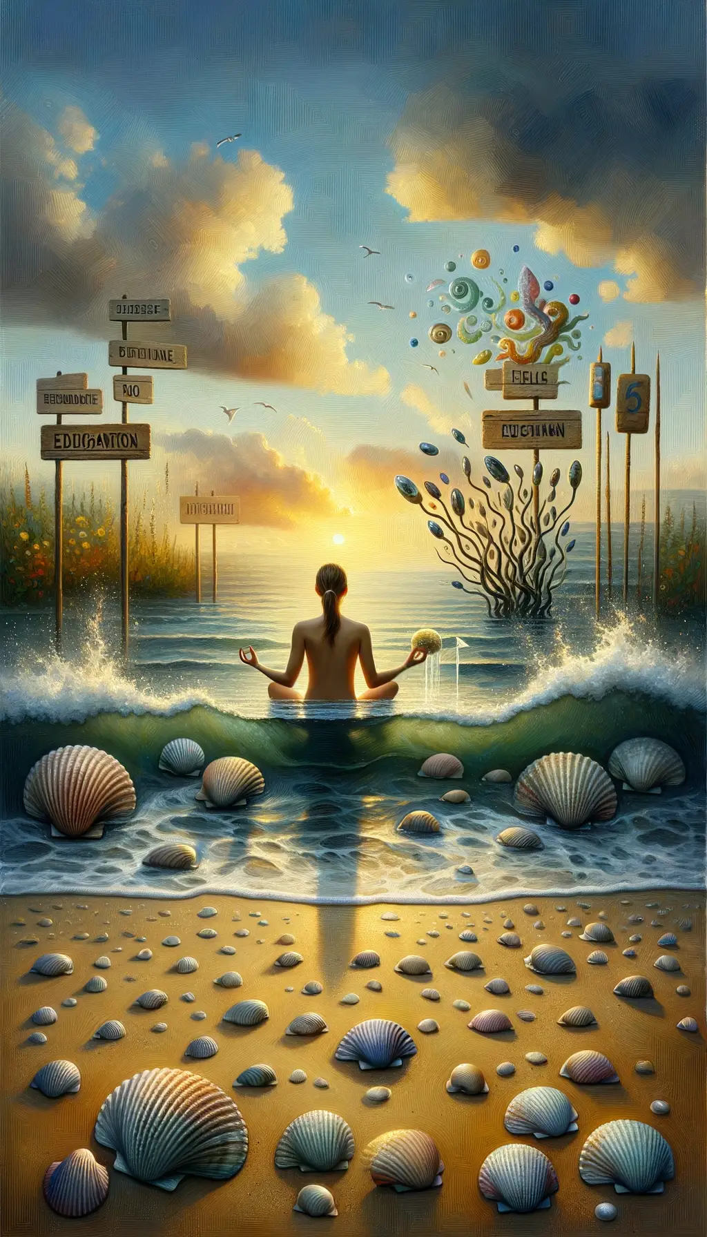 Serenity's Glow: A Therapeutic Voyage Through Light and Growth