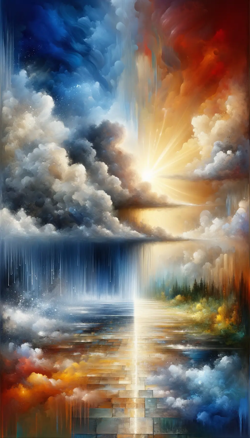 Gossamer Veil of Renewal: Eclipsed by Storm, Awash in Light.