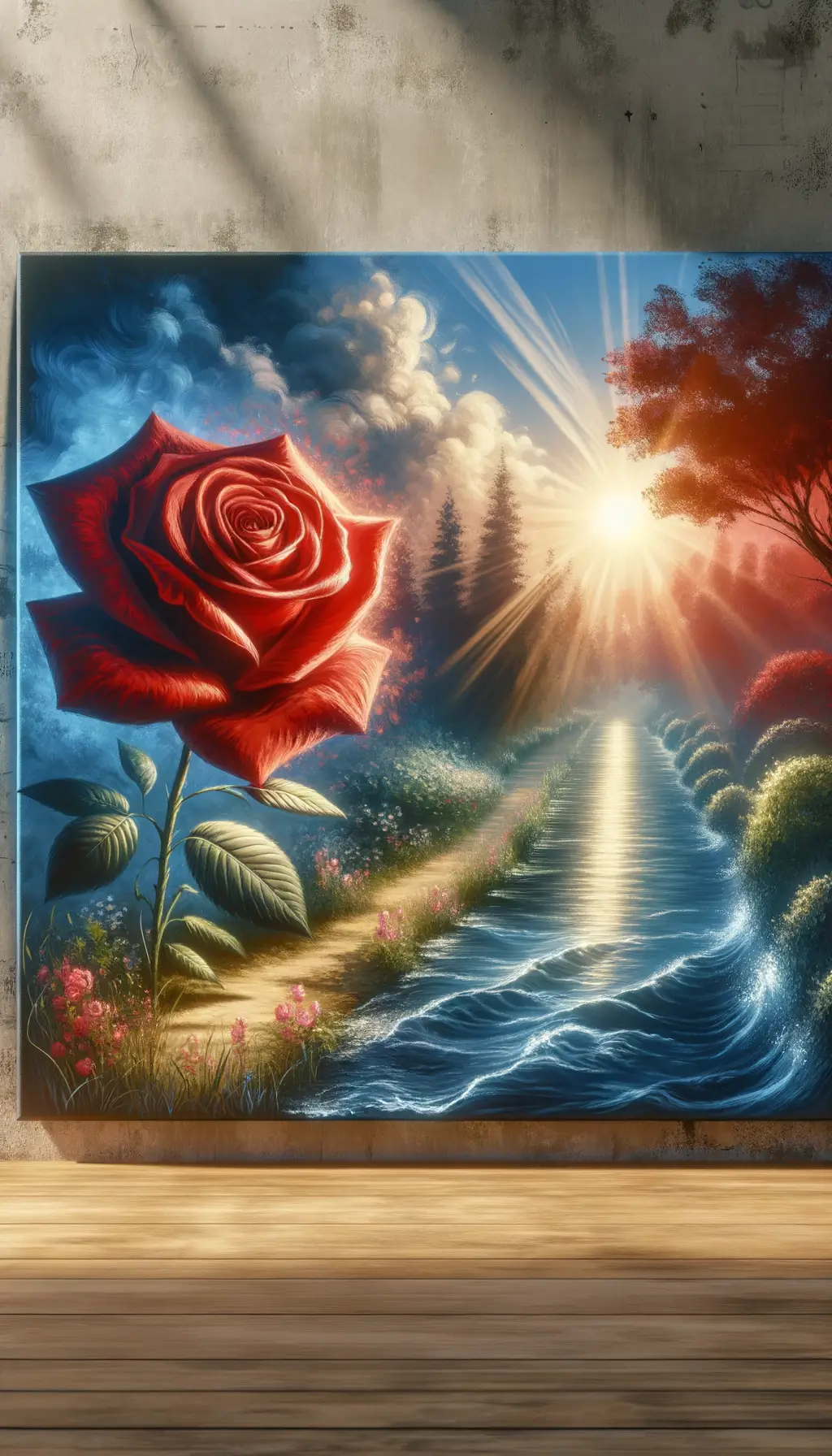 Sacred Blooms: A River's Reflection of Therapeutic Passages