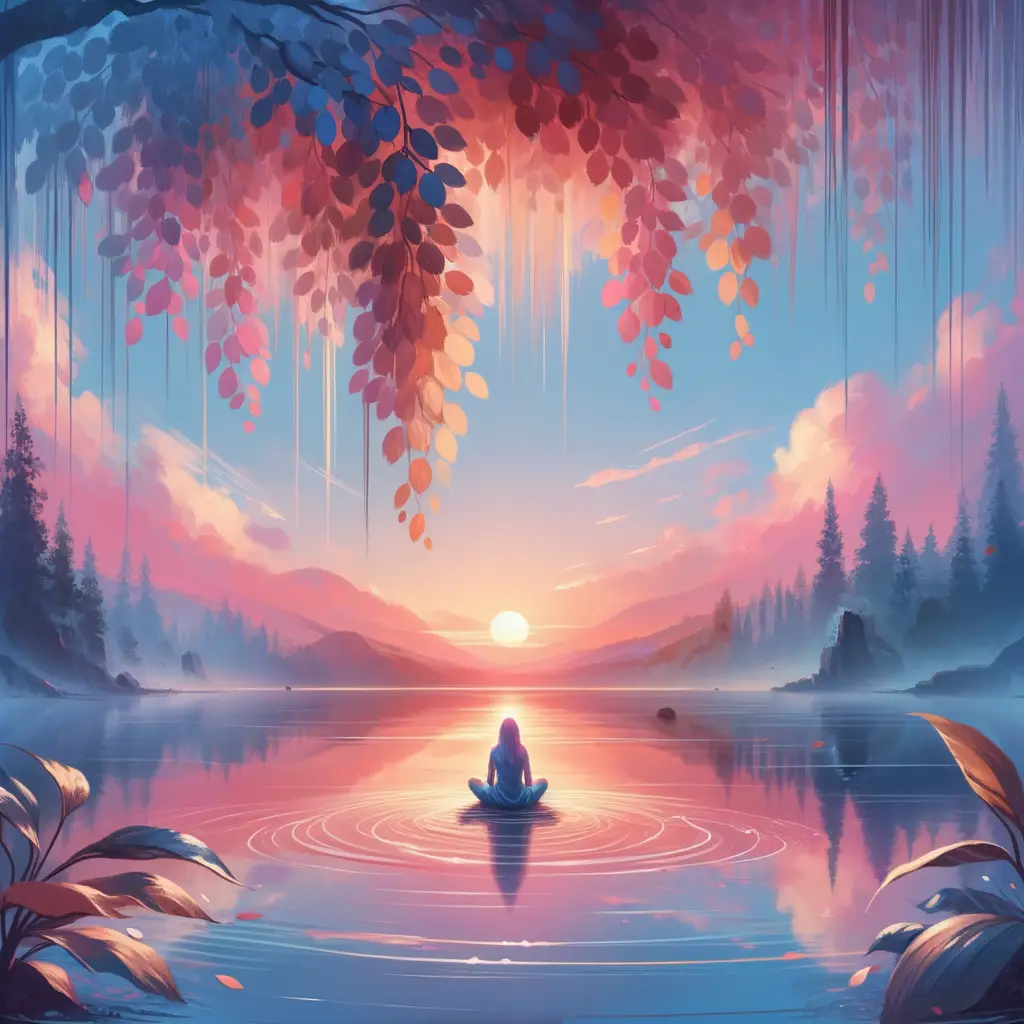 Tranquil Reverie: Echoes of Sunset Symphony