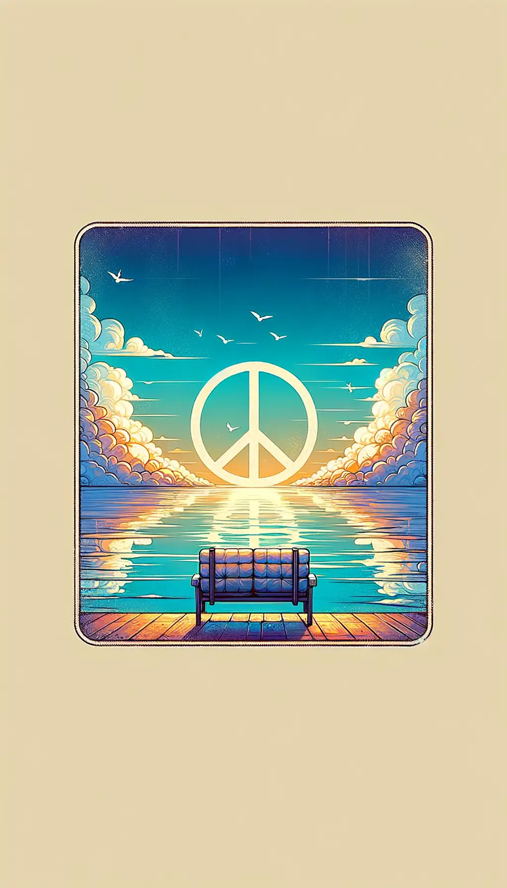 Whispers of Peace: Street Melodies in Vibrant Hues