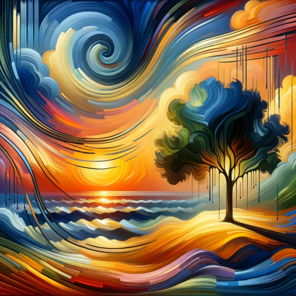 Whispers of Solace: Symphony in Sunset