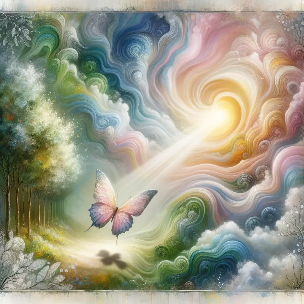 Whispers of Solace: A Symphony of Emotions in Watercolor