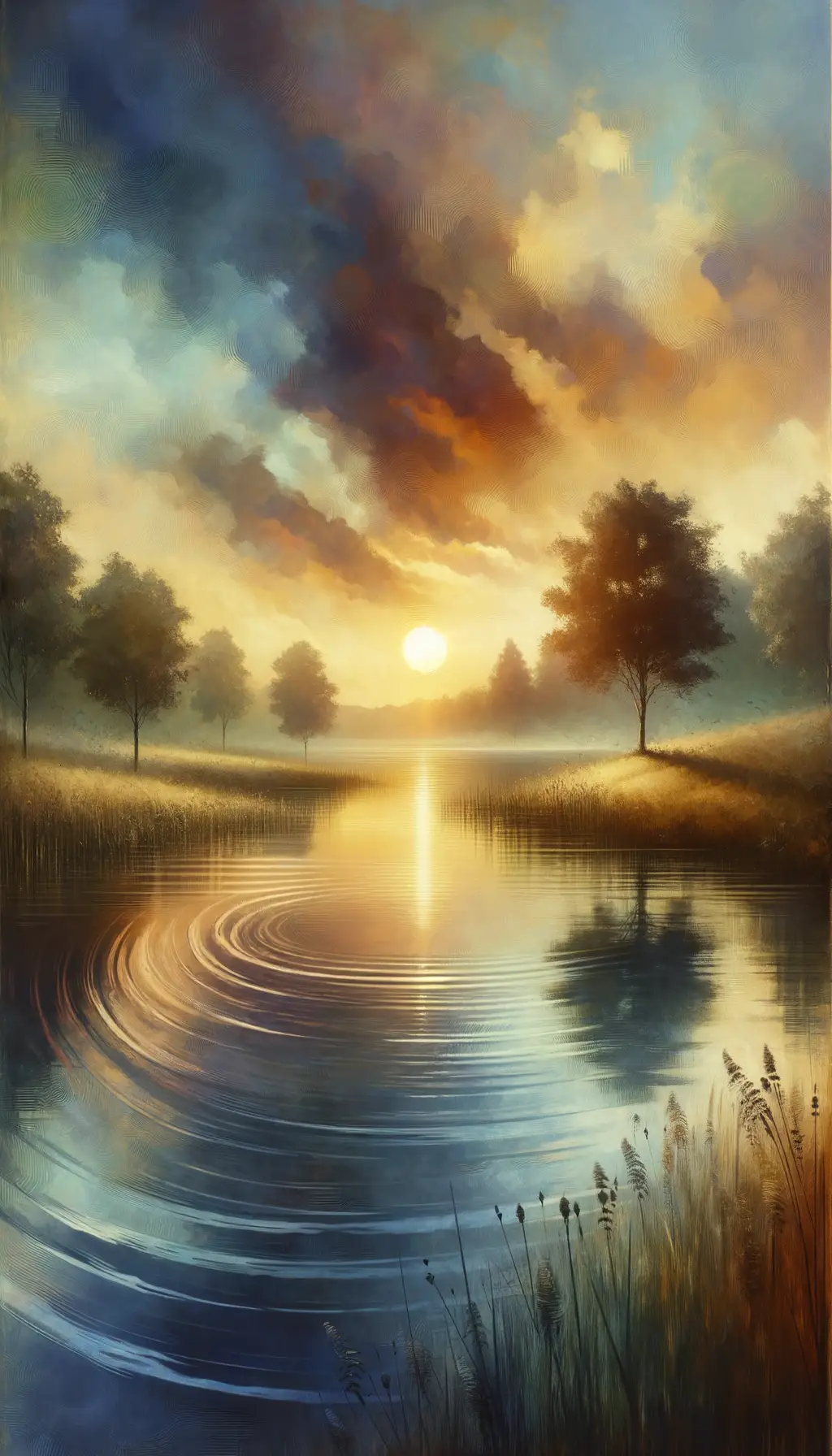 Dawn of Reflections: A Therapy's Tranquil Embrace
