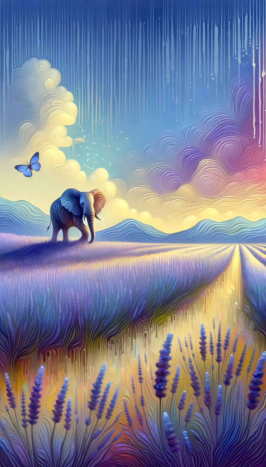 Gossamer Whispers of Resilience: A Serene Dance of Strength.