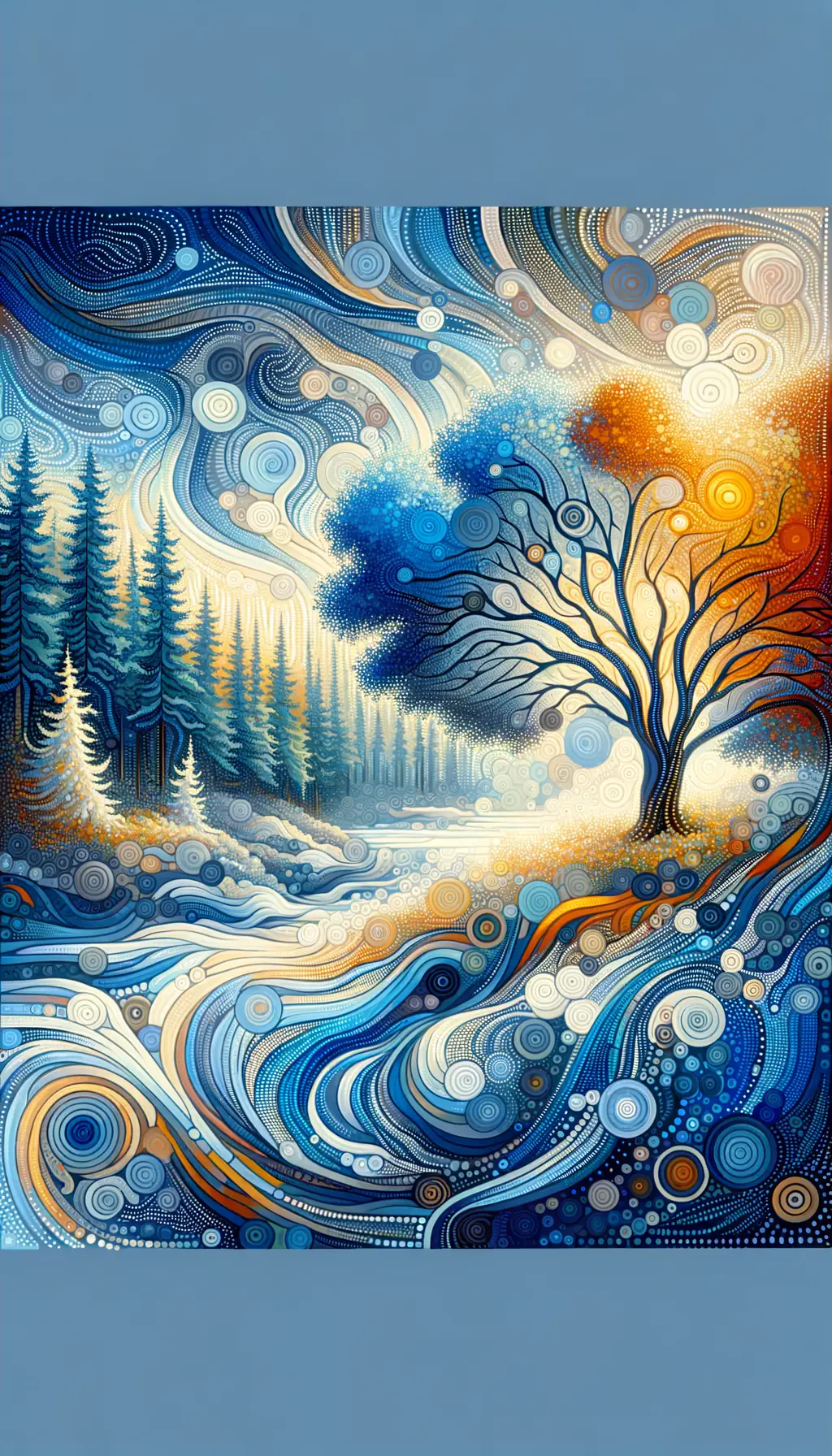 Whispers of Growth: Autumn's Embrace within the Mind's Forest