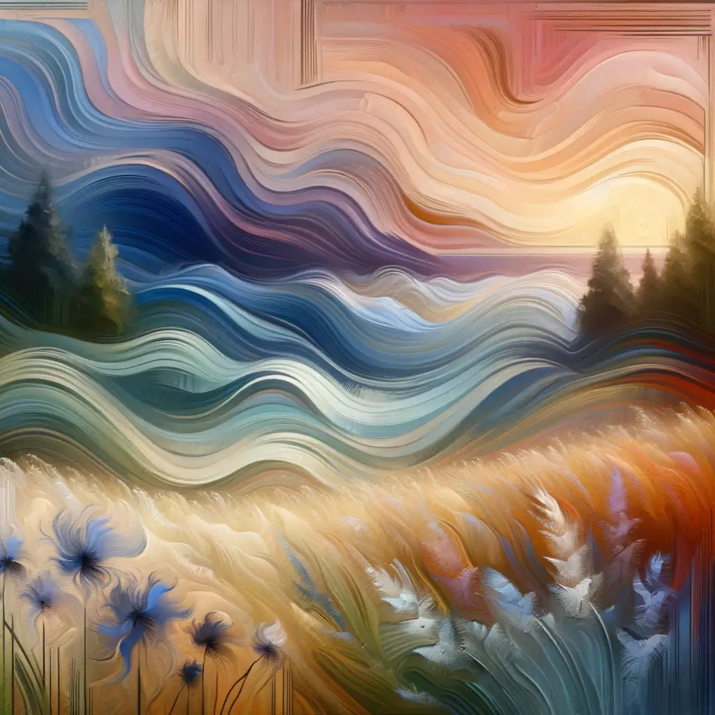Whispers of Serenity: Blossoms Dancing in Freedom