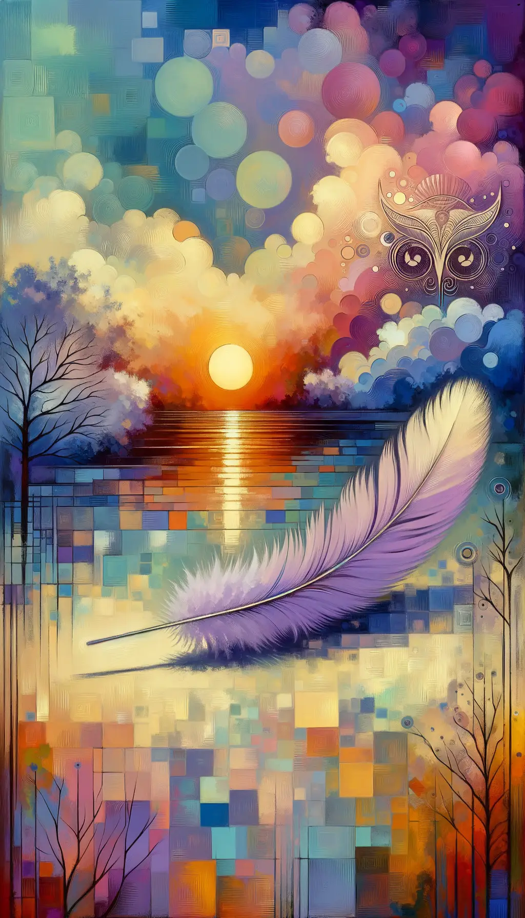 Twilight Reverie: Wisdom's Whispers by the Serene Shore