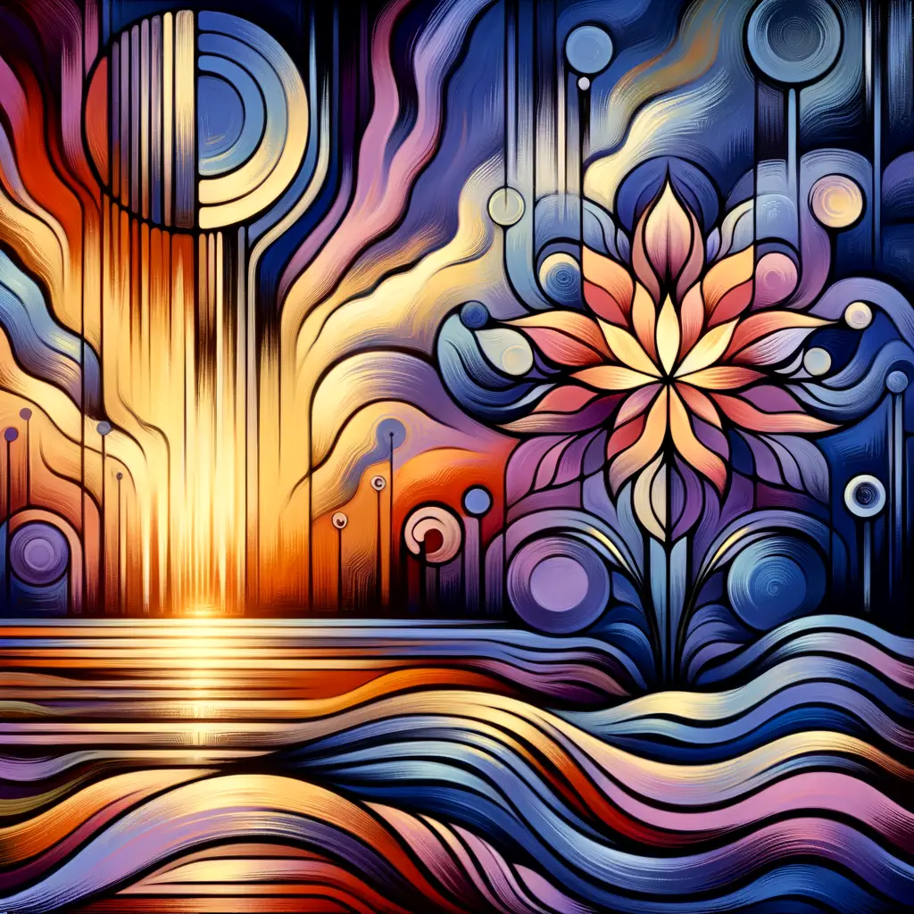 Whispers of Renewal: Blossoming Serenity in the Dusken Hues