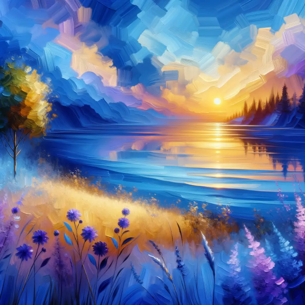Shores of Reflection: Marital Embrace at Sunset