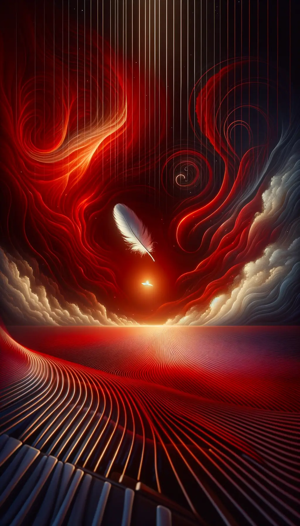 Crimson Reverie: Whispering Harmonies of the Heart