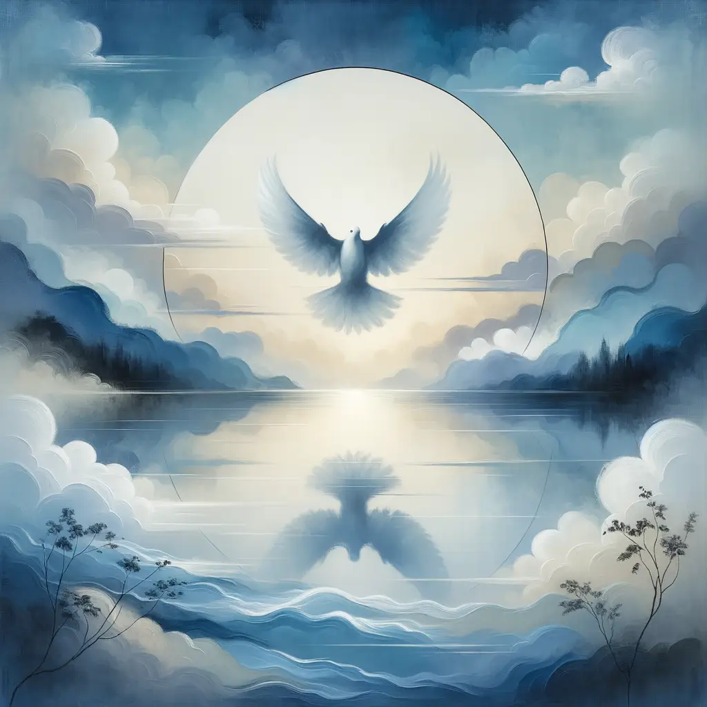 Twilight's Embrace: Wings of Peace