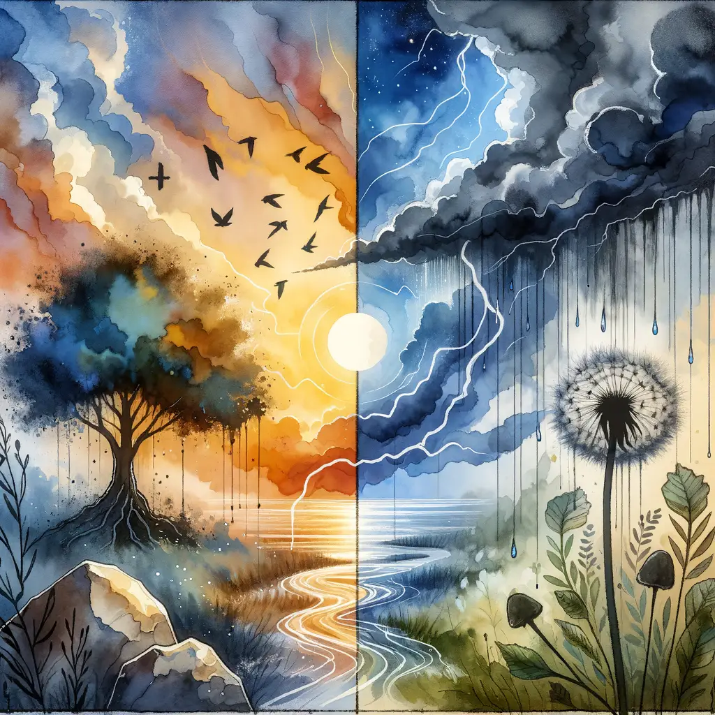 Embrace of Resilience: A Spectrum of Daybreak Within