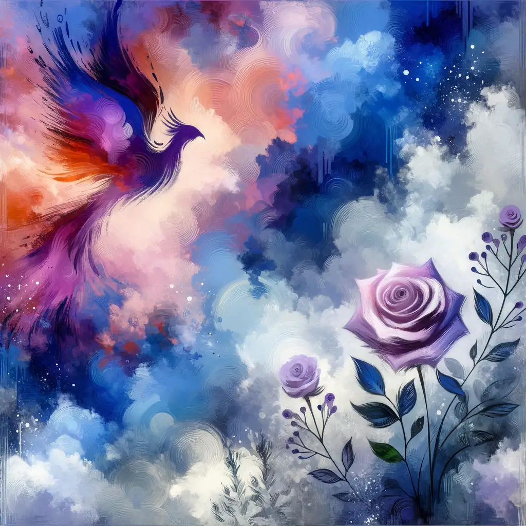 Twilight's Resilient Phoenix: Embracing Transformation and Blossom