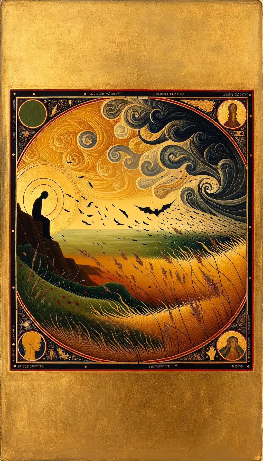 Harmony Amidst Shadows: A Solitary Flight Through Growth