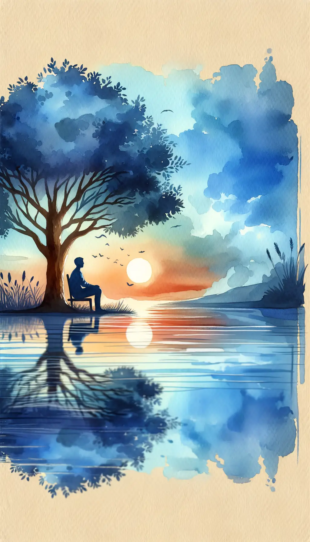 Whispers of Resilience: Reflections by the Healing Oak