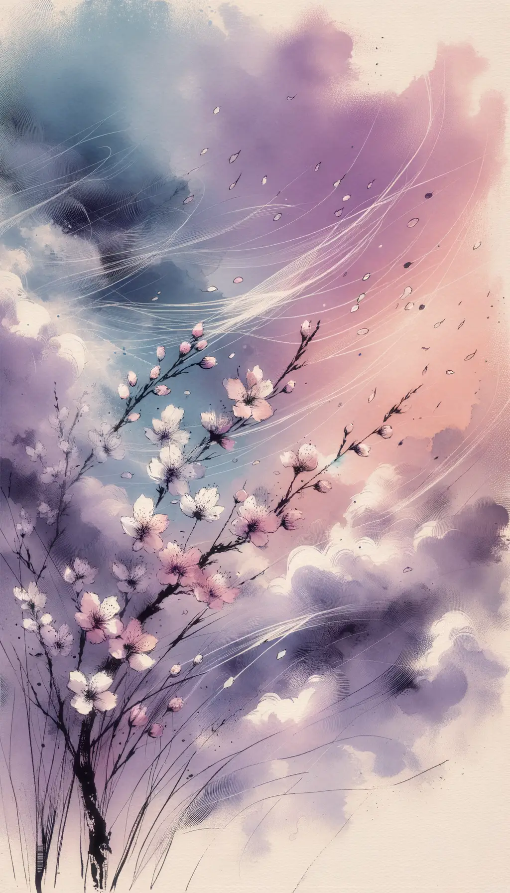 Whispers of Renewal: Lilac Twilight's Dance of Peace