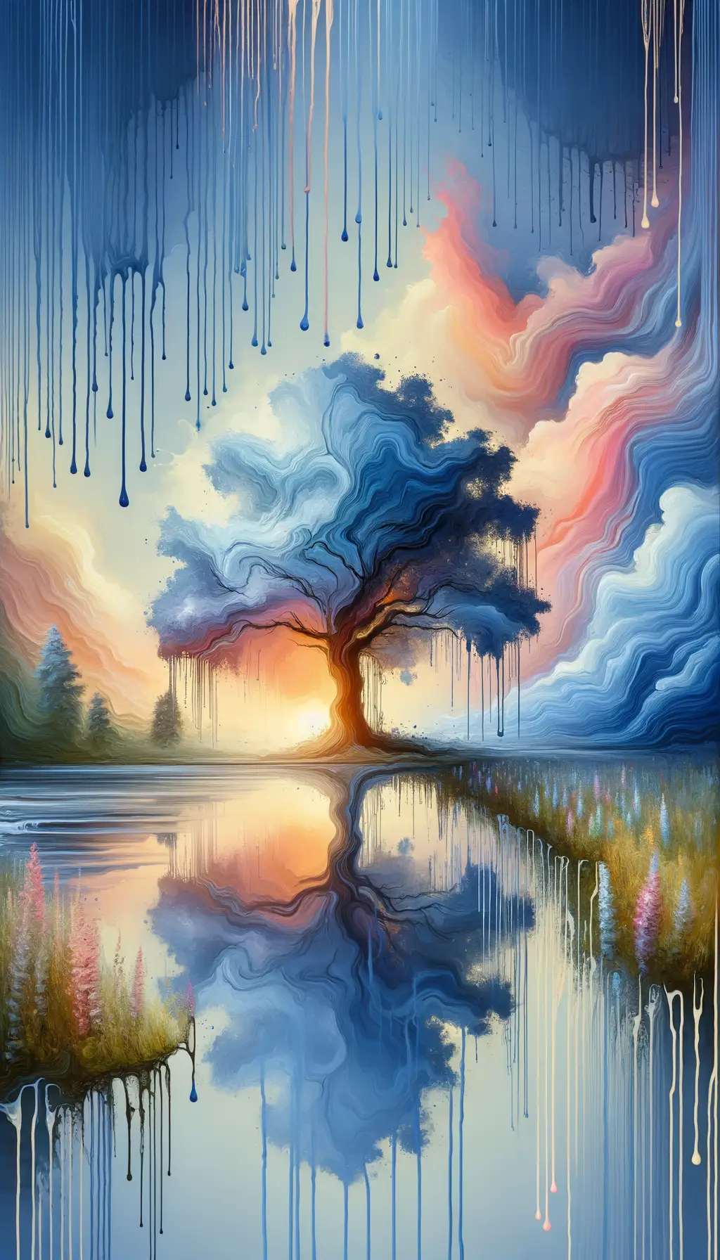 Whispers of Resilience: Oceanic Echoes and Meadow Dreams