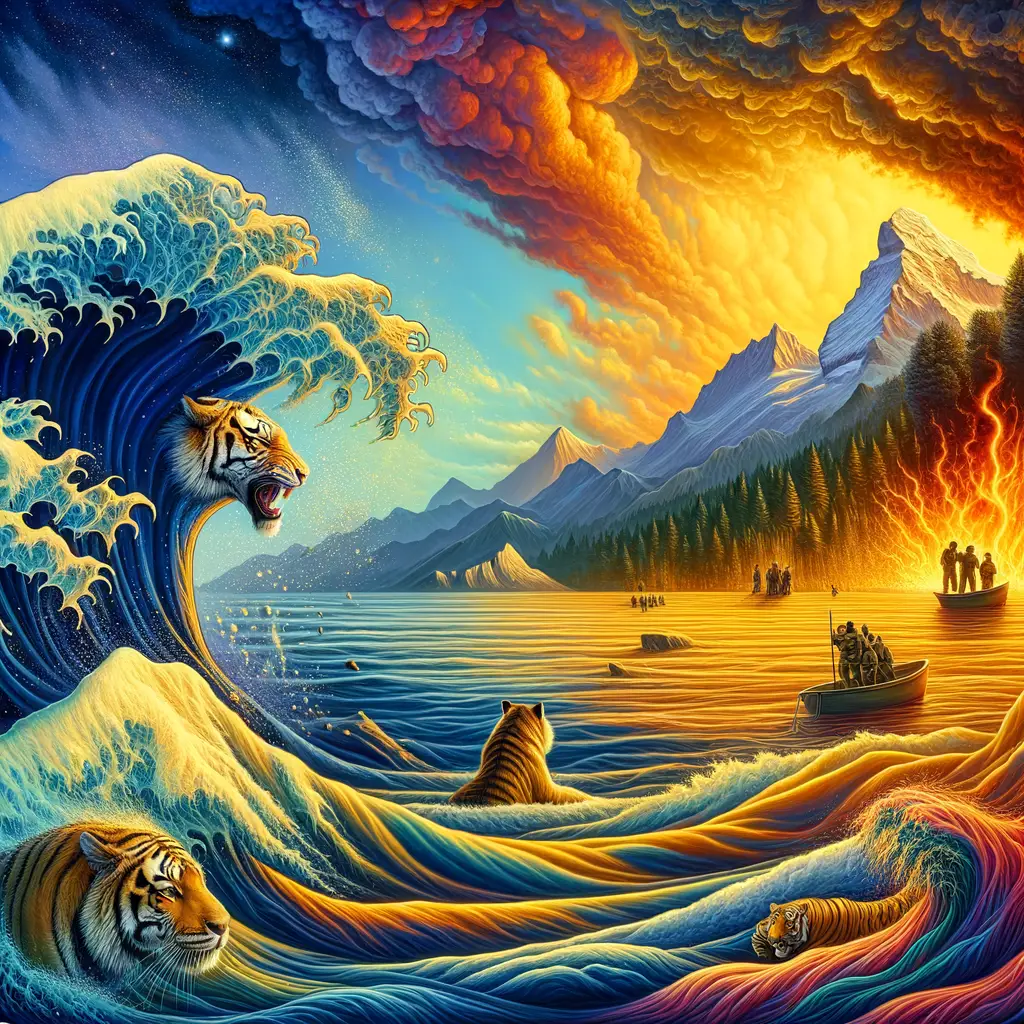 Silent Echoes of Courage: Emotions Transcend the Waves