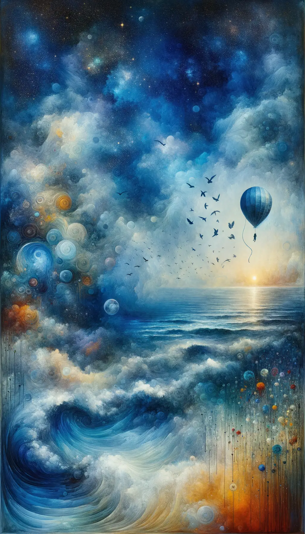 Title: Depths Embraced by Sunlight: A Therapeutic Symphony