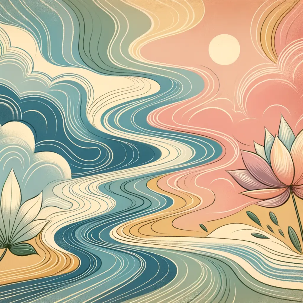 Whispers of Resilience: A Journey Through Pastel Emotions